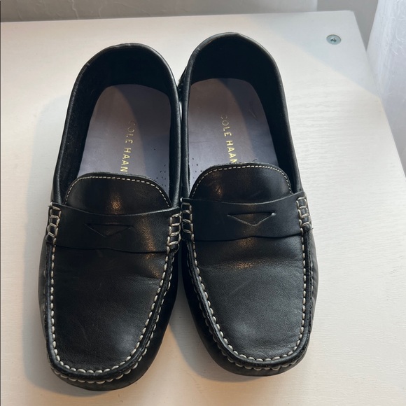 Cole Haan Shoes - Cole Haan Black Leather Men's Slip-Ons